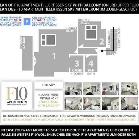 Appartement F10 Sky *