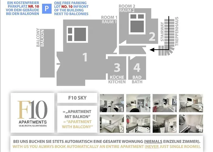 Appartement F10 Sky *